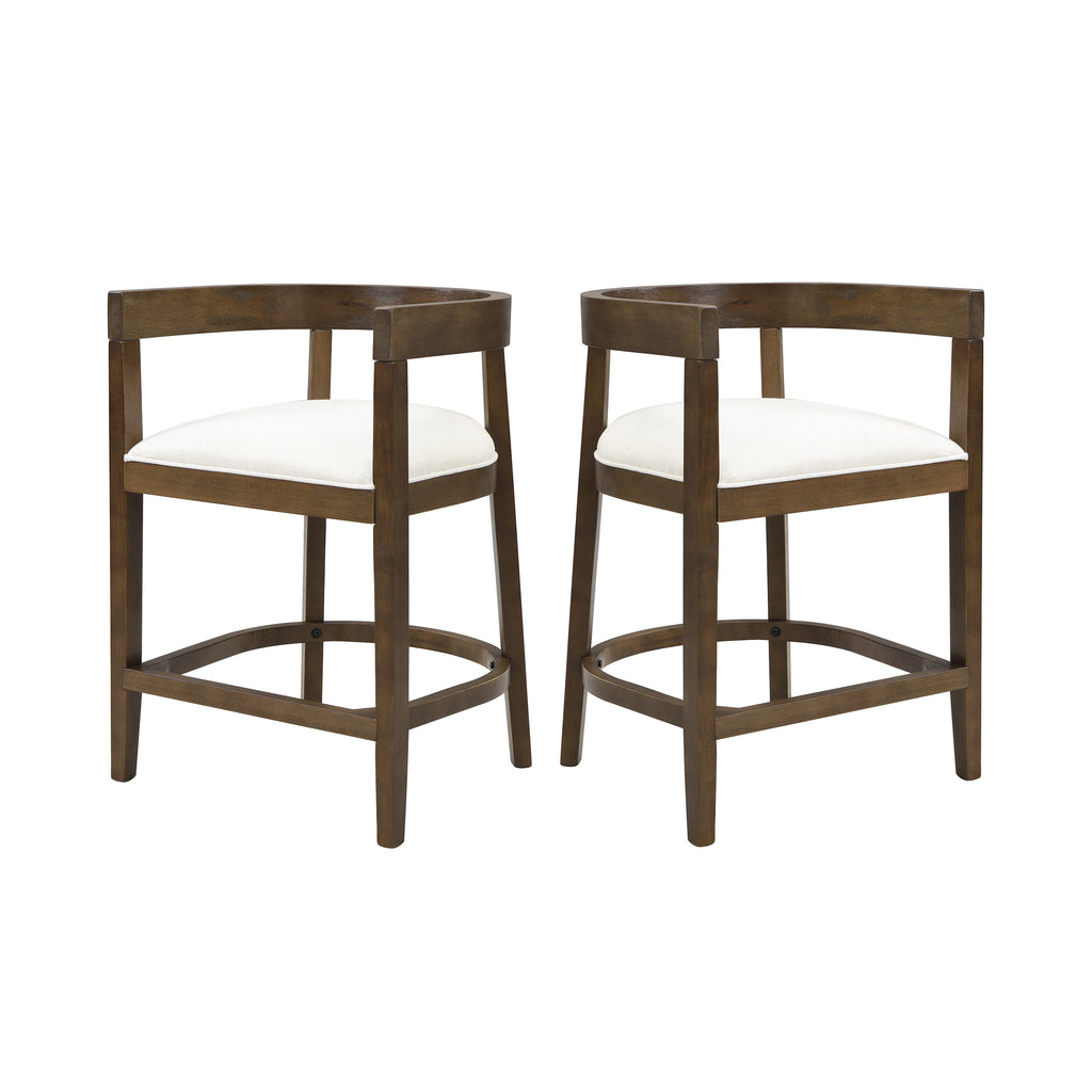 Rubberwood Counter Stool Set of 2