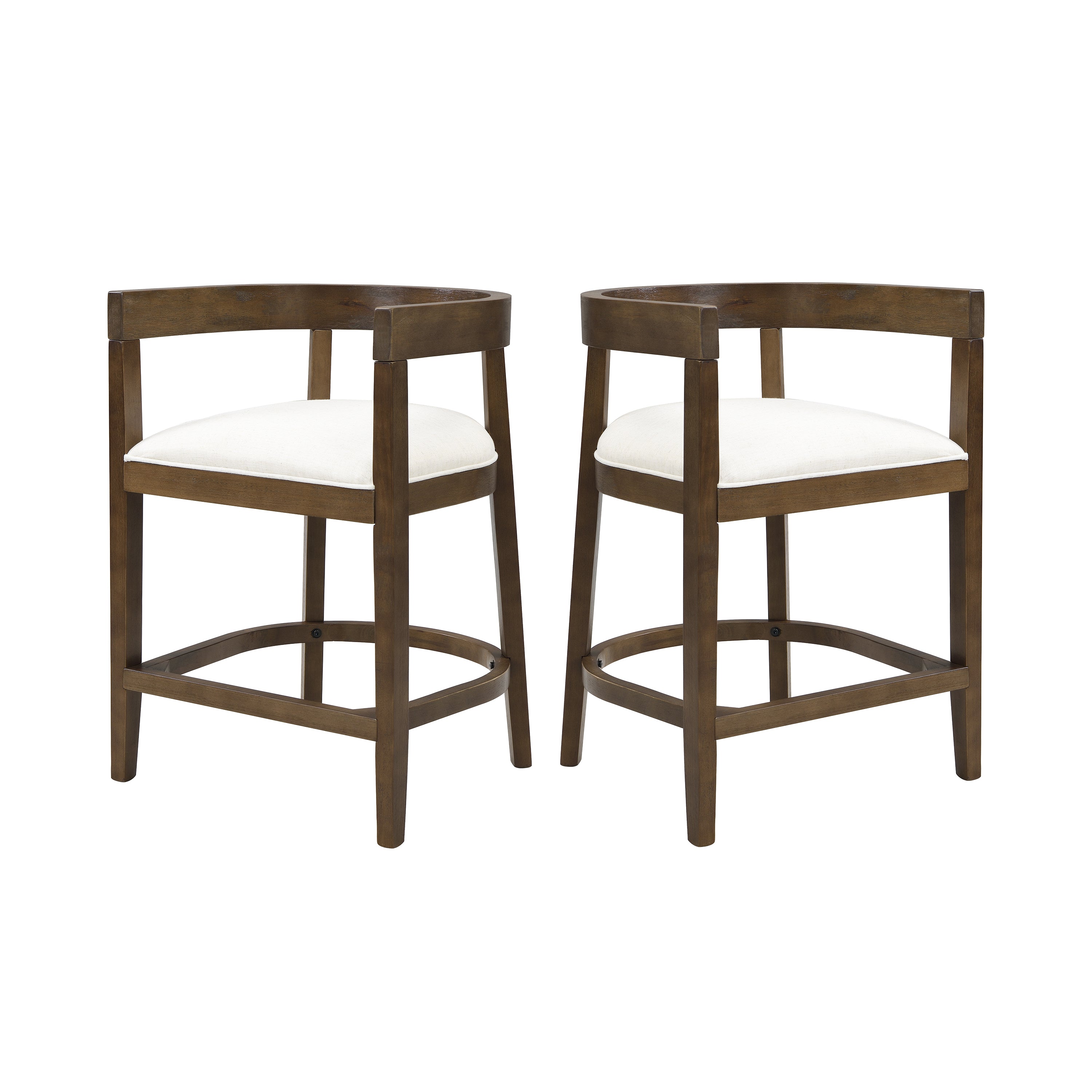 Rubberwood Counter Stool Set of 2