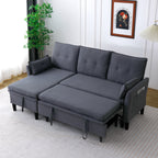L-Shaped Reversible Chaise Sectional Sofa with Storage