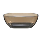 59 Inch Resin Oval Freestanding Bathtub