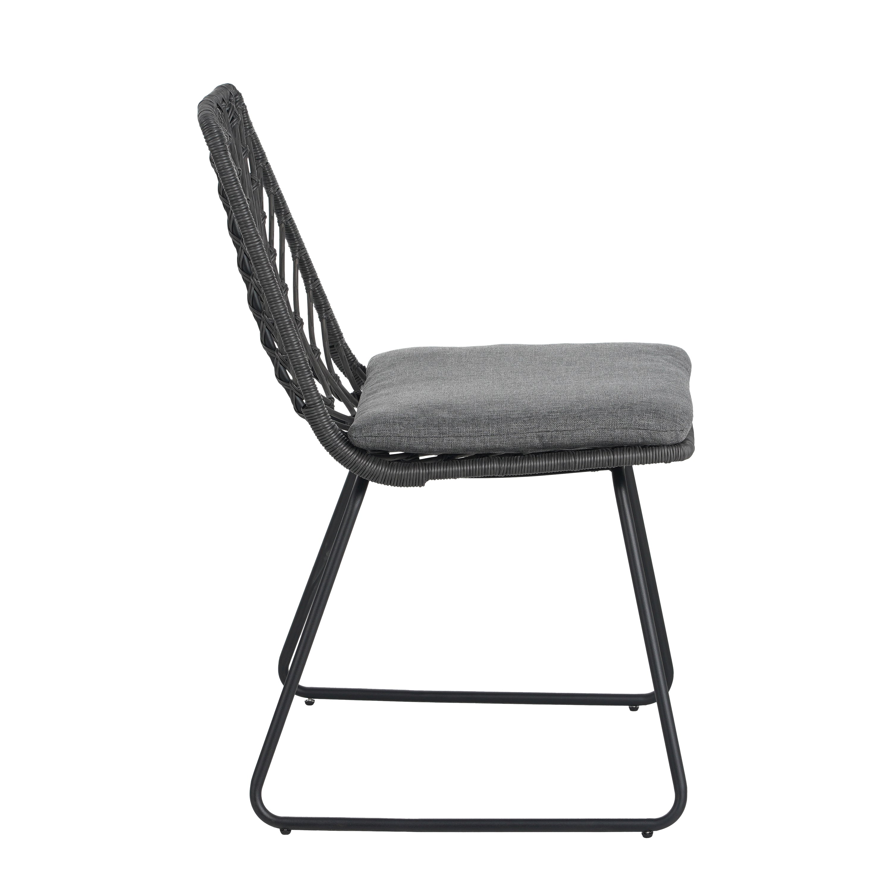 9 PCS Outdoor Wicker Dining Set - Modern Rattan Table and Chairs