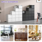 4 Drawer Metal Vertical File Cabinet with Lock