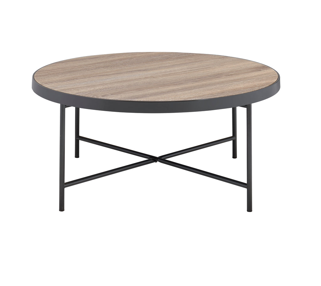 Bage Weathered Round Coffee Table