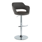 Contemporary Adjustable Barstool with Swivel