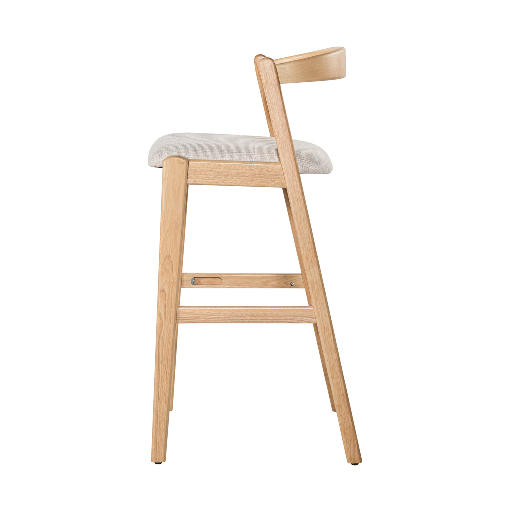 Balmain Indoor Rubberwood Barstool
