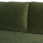 Nicholi 84" Mid-Century Modern Sofa, Olive