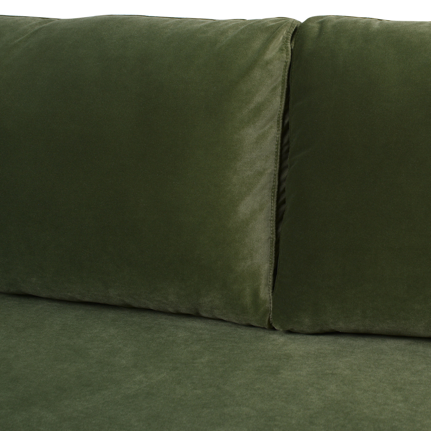 Nicholi 84" Mid-Century Modern Sofa, Olive