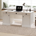 67" Modern Executive Desk with Storage Options
