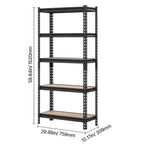 5-Tier Adjustable Heavy Duty Storage Shelves