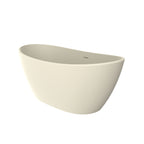 61 Inch Freestanding Solid Surface Soaking Bathtub