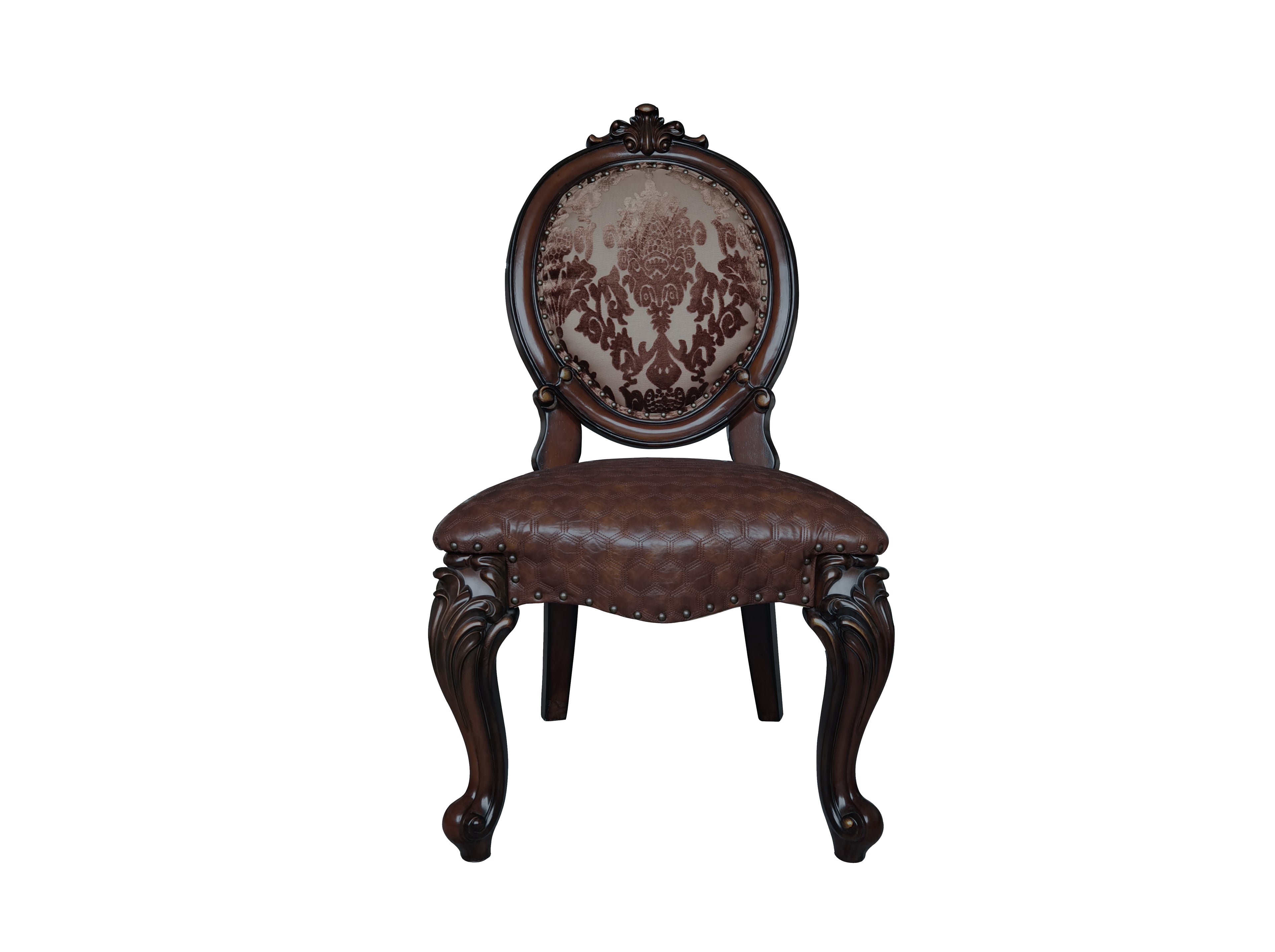 Versailles Cherry Finish Side Chair (Set of 2)