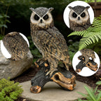 Simulated Owl Resin Garden Statue