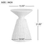 Retro Speckled Textured MGO Side Table