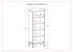 Harper 5 Shelf Bookcase