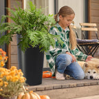 2 Pack Tall 21.7 in Planters for Outdoor Plants