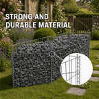 Galvanized Steel Gabion Basket with 3 Compartments