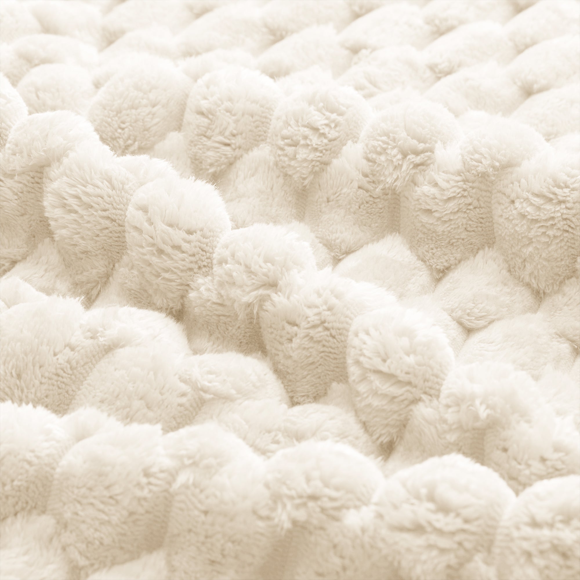 Ottoman Flannelette Fabric - White