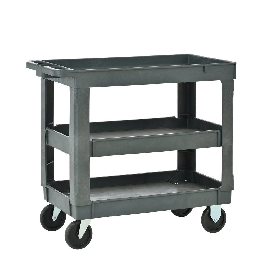 3 Layers Rolling Utility Cart with Wheels - Heavy-Duty Capacity