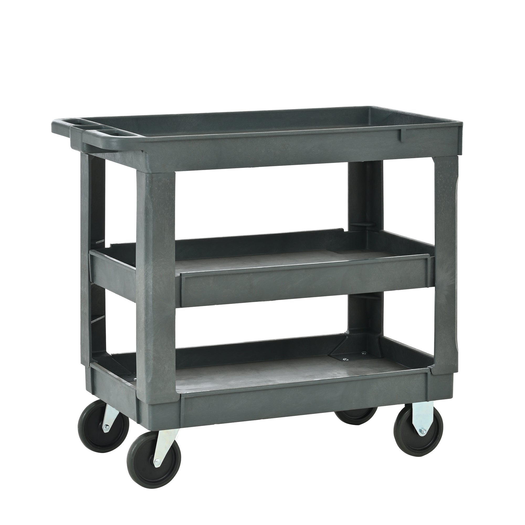 3 Layers Rolling Utility Cart with Wheels - Heavy-Duty Capacity