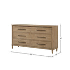 Casual 6 Drawer Dresser