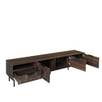 78" Mid Century Modern TV Stand for 65+ Inch TVs