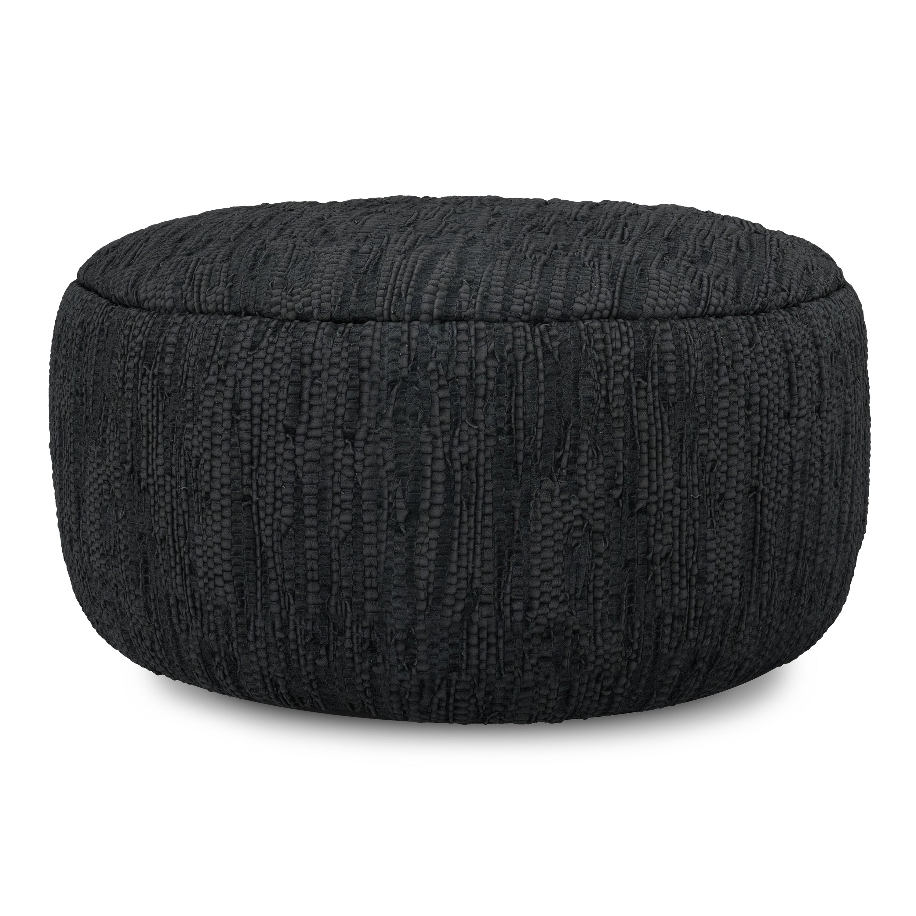 Fredrik 30 Inch Round Pouf