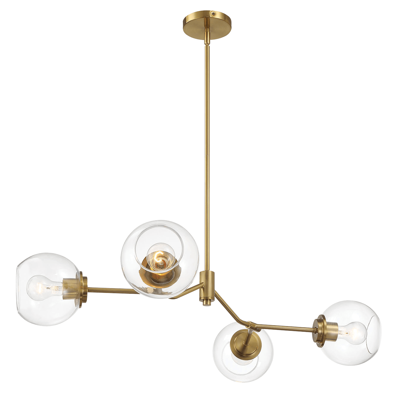 Jewel Four Lights Modern Farmhouse Chandelier