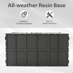 160 Gallon Outdoor Storage Deck Box Waterproof