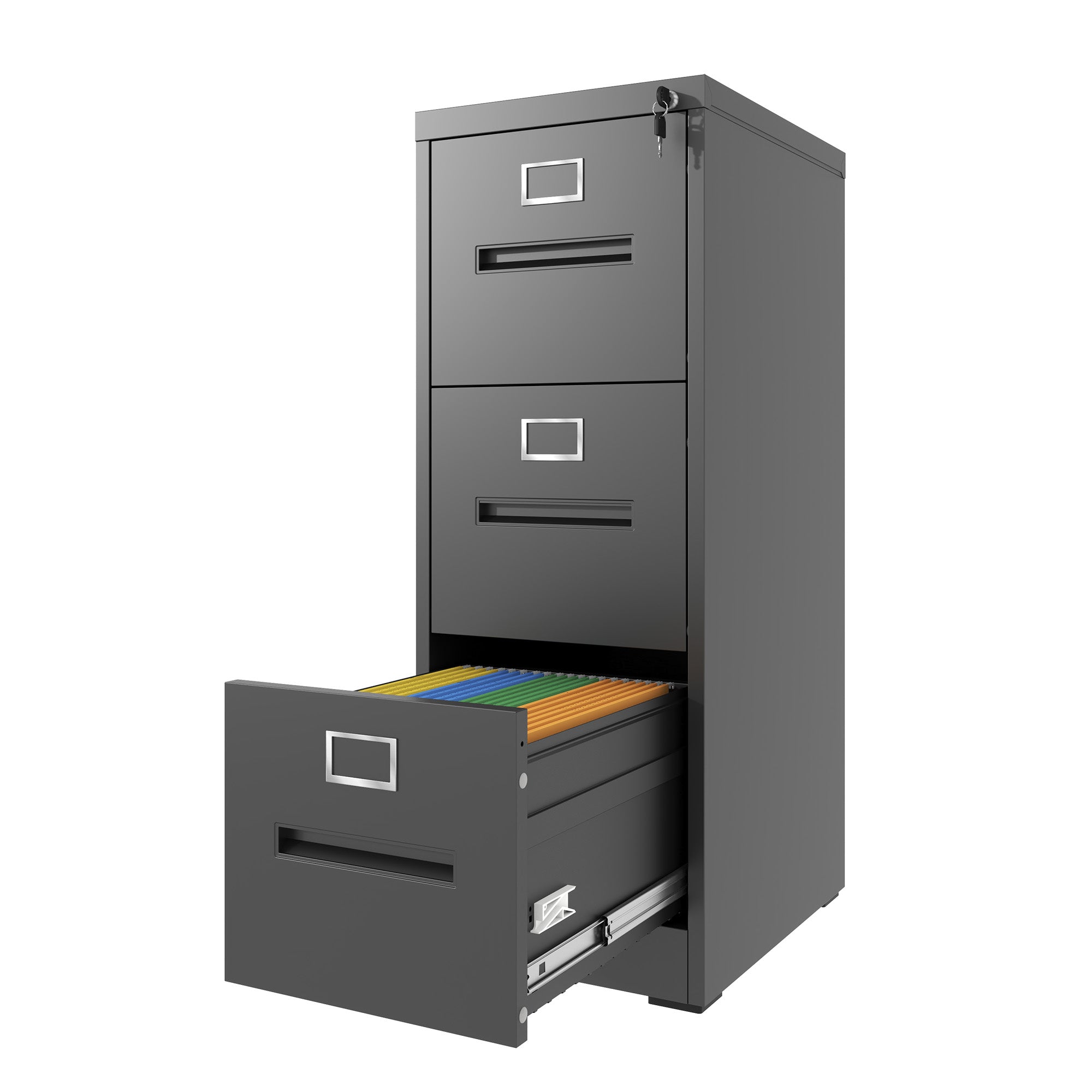 3 Drawer File Cabinet with Lock