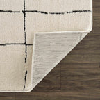 Koume Beige Maze Area Rug
