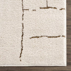 Koume Ivory & Brown Area Rug