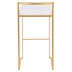 30" Contemporary Stackable Barstool Set of 3