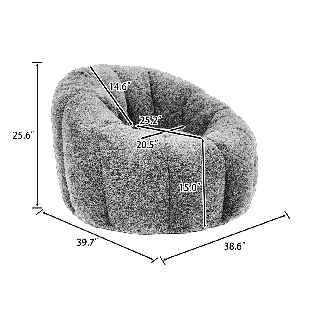 Bean Bag Chair with Armrests