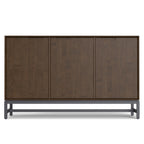 Banting 58 Inch Wide Solid Wood 3 Door Sideboard Buffet