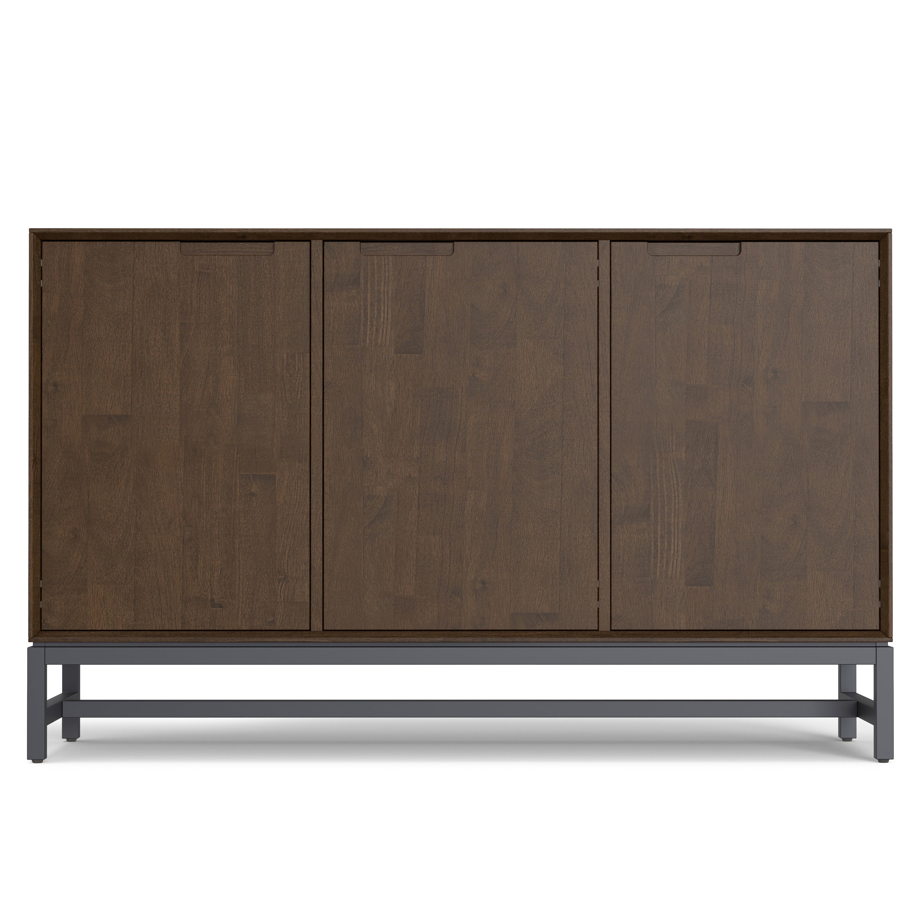 Banting 58 Inch Wide Solid Wood 3 Door Sideboard Buffet