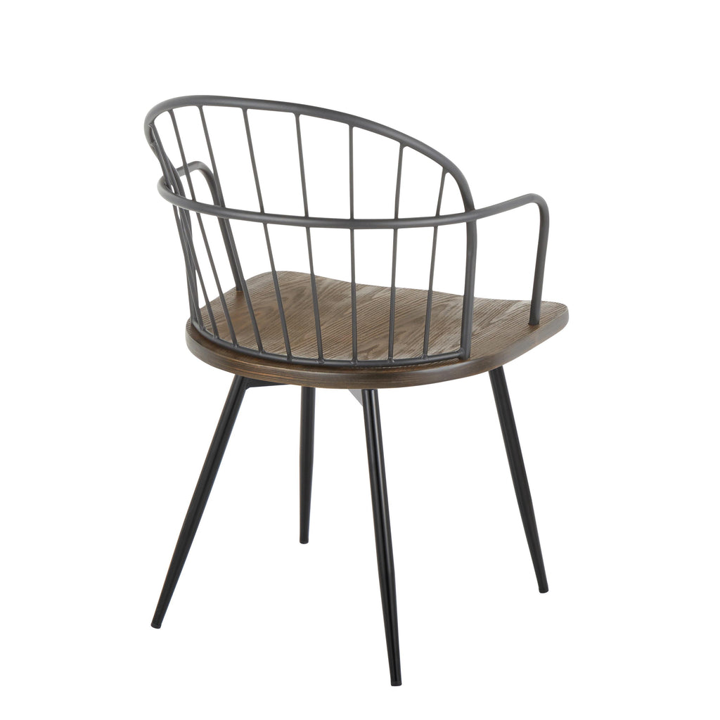 Arm Chair in Dark Walnut