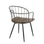 Arm Chair in Dark Walnut