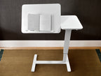 Mobile Overbed Bedside Desk with Height Adjustment