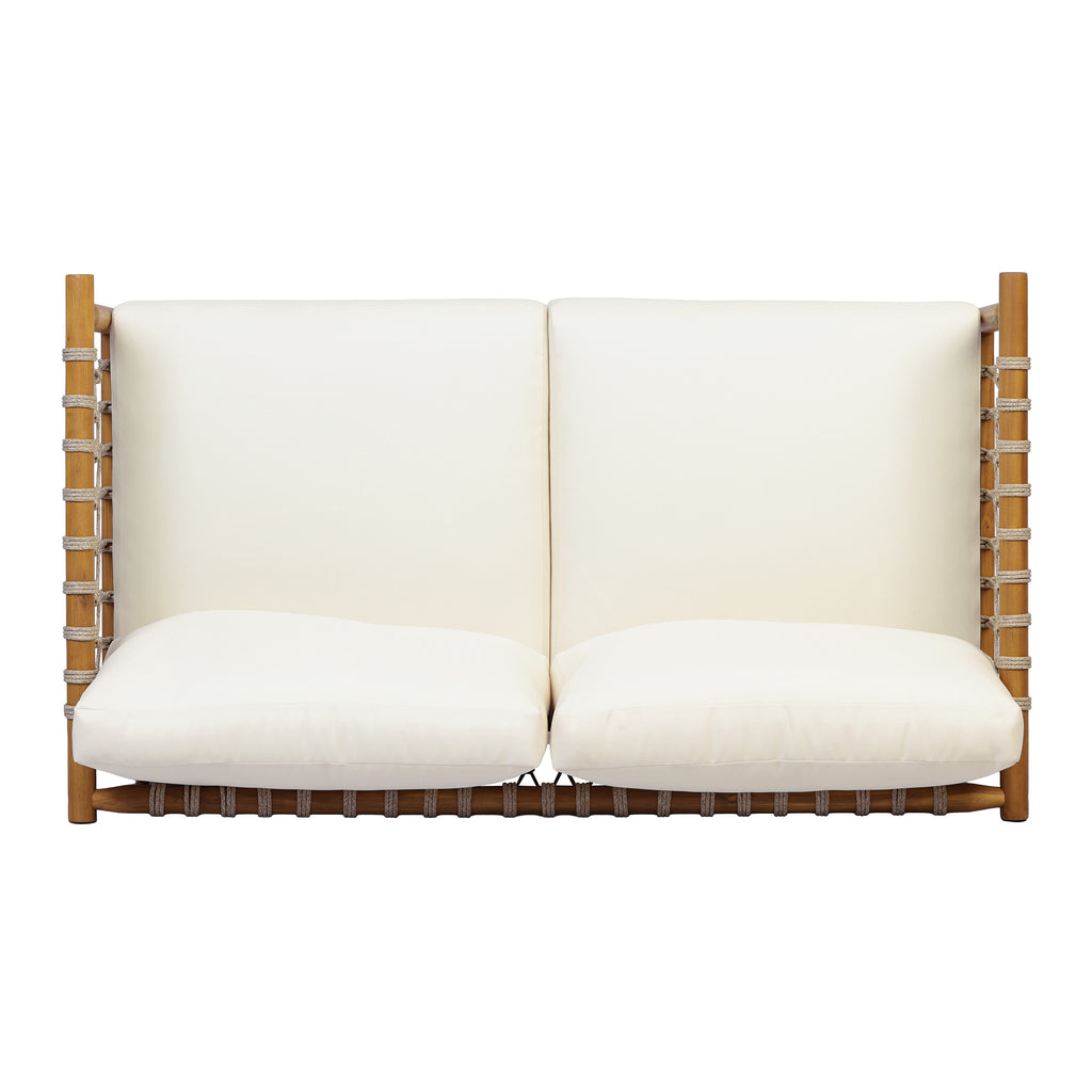 Teak Finish Acacia Wood Patio Seating