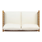 Teak Finish Acacia Wood Patio Seating
