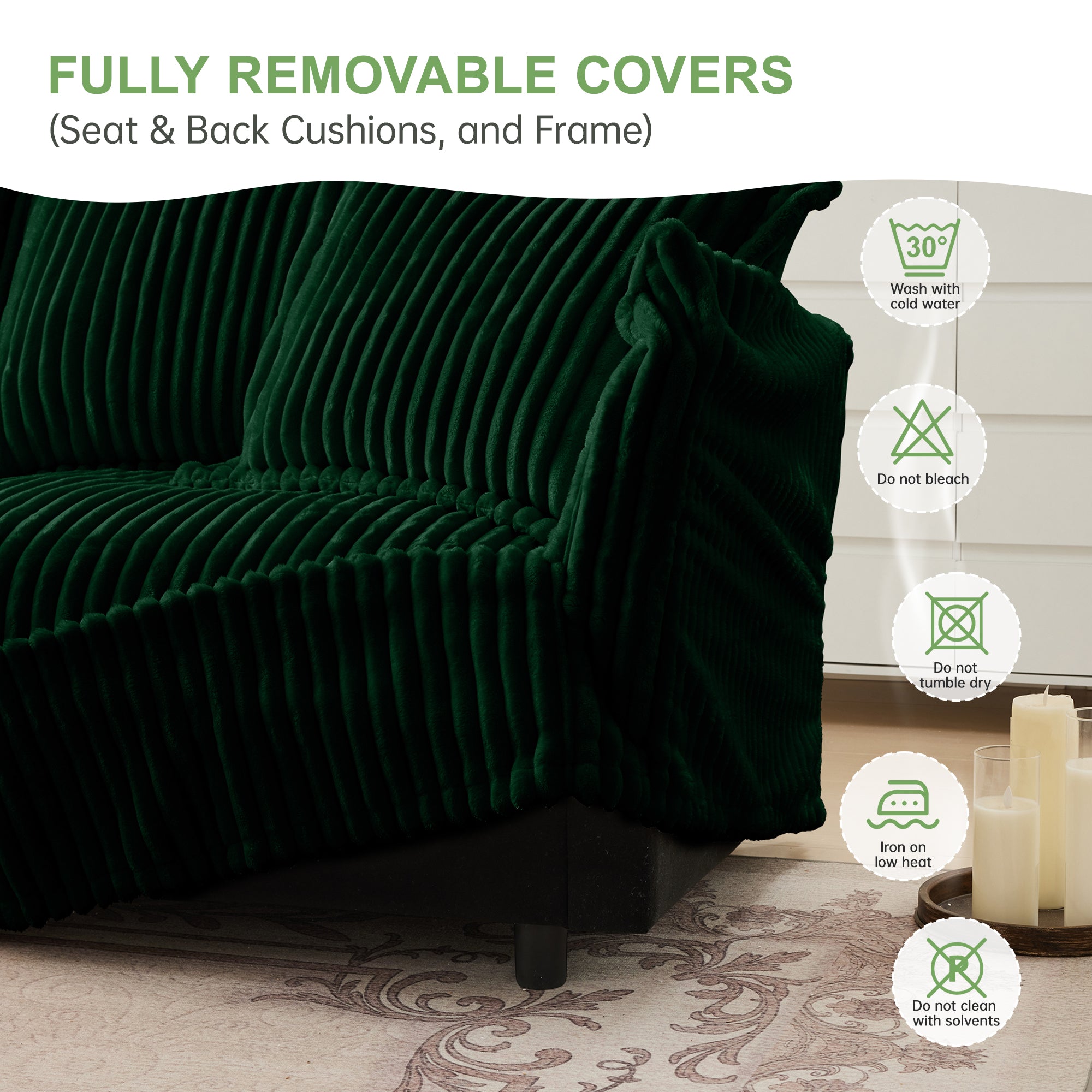 Set of 2 Slipcovered Armchairs