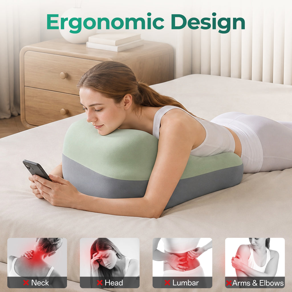 Ergonomic Memory Foam Support Pillow for Couples