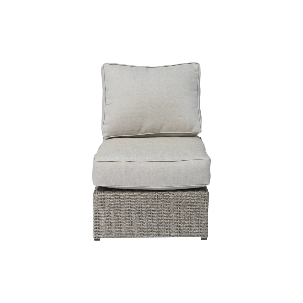 Outdoor Wicker 6-Person Sofa Set with Cushions