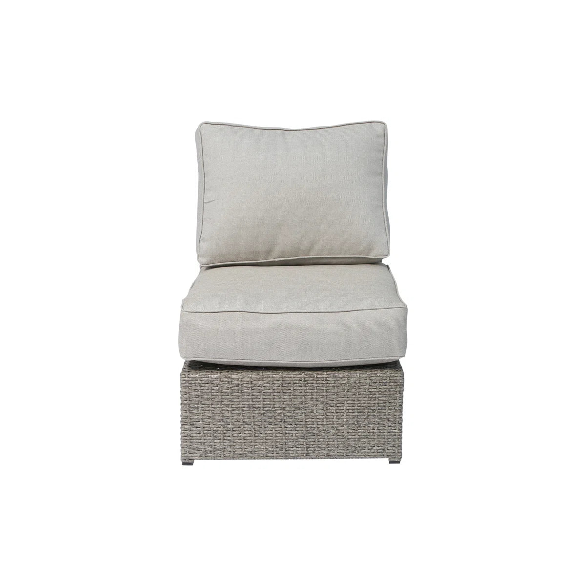 Outdoor Wicker 6-Person Sofa Set with Cushions