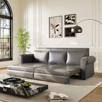 Chesterfield Sofa - 93.7" King Pull Out Sofa Bed
