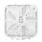 20 Inch Box Fan - 3-Speed Portable Cooling Fan with Carry Handle