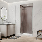 34 In. to 36 In. x 72 In. Semi-Frameless Pivot Shower Door