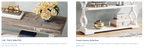 55" French Country Console Table