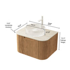 Dina 24" Bathroom Vanity & Sink