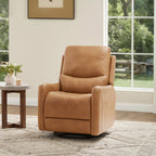 Dublin 30" Swivel Power Recliner Arm Chair - Saddle